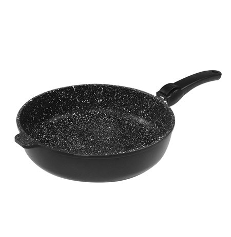 Stoneline Stewing Pan 16318 Diameter 28 cm, Suitable for induction hob, Removable handle