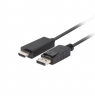 LANBERG Cable DisplayPort M v1.1-more HDMI M 5m black