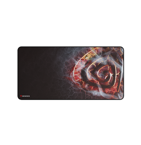 Genesis Mouse Pad Carbon 500 MAXI LAVA G2 Edition, Multicolor, 450 x 900 x 2.5 mm