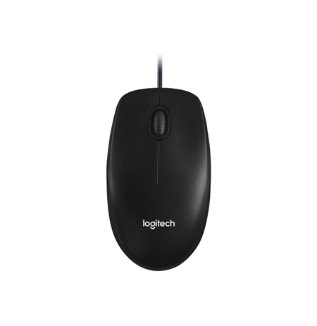 Logitech Mouse  M100 Optical, Black, Wired