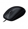 Logitech Mouse  M100 Optical, Black, Wired