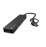 Natec USB 3.0 HUB, Mayfly, 4-Port, Black