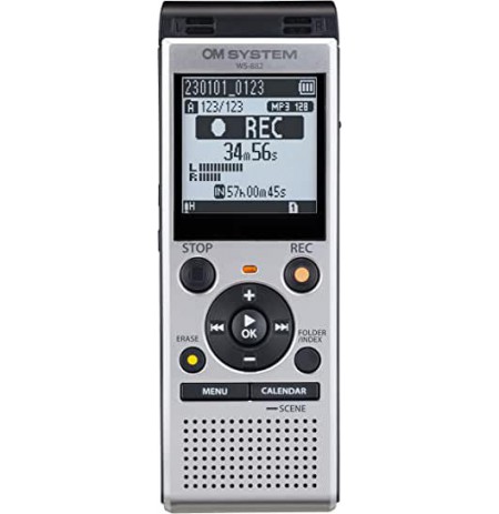 Olympus WS-882 Digital Voice Recorder, Silver