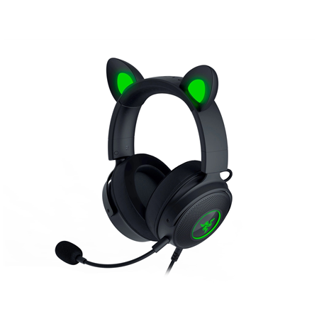 Razer Wired, Over-Ear, Black, Gaming Headset, Kraken V2 Pro, Kitty Edition