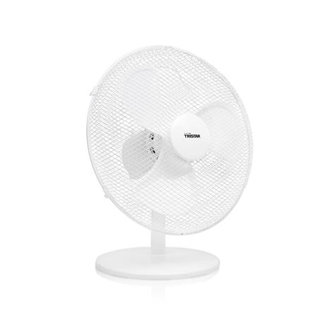 Tristar Desk fan VE-5727 Diameter 30 cm, White, Number of speeds 3, 40 W, Oscillation