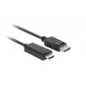 Lanberg CA-DPHD-11CC-0018-BK cable gender changer DisplayPort HDMI Black