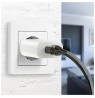everActive SC-370Q wall charger with USB QC3.0 socket and USB-C PD PPS 25W