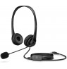 HP Stereo USB Headset G2 Wired Head-band Office/Call center Black