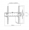 Gembird WM-55T-02 TV mount 139.7 cm (55") Black