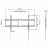 Gembird WM-90F-01 TV wall mount (fixed), 43”-90” (70 kg)