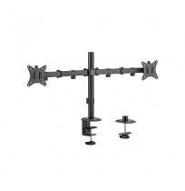 Gembird MA-D2-01 monitor mount / stand 81.3 cm (32") Black Desk