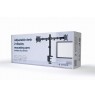Gembird MA-D2-01 monitor mount / stand 81.3 cm (32") Black Desk