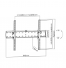 Gembird WM-70T-02 TV mount 177.8 cm (70") Black