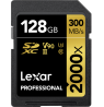 LEXAR PRO 2000X SDHC/SDXC UHS-II U3(V90) R300/W260 (W/O CARDREADER) 128GB