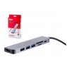 UNITEK HUB USB-C 7IN1, HDMI 4K, PD 100W, 5GBPS,ALU