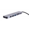 UNITEK HUB USB-C 7IN1, HDMI 4K, PD 100W, 5GBPS,ALU