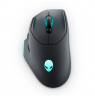 Dell | Gaming Mouse | AW620M | Wired/Wireless | USB-A | Dark Side of the Moon