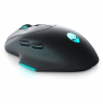 Dell Gaming Mouse AW620M Wired/Wireless, Dark Side of the Moon, Alienware Wireless Gaming Mouse