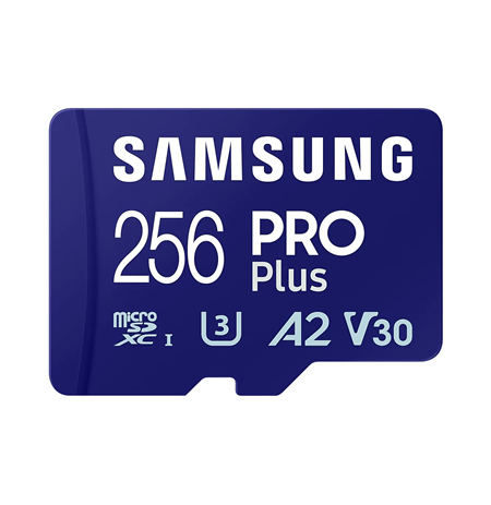 Samsung microSD Card Pro Plus 256 GB, MicroSDXC, Flash memory class 10
