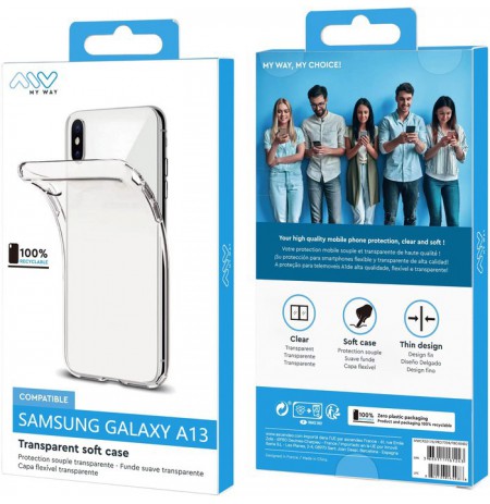 Samsung Galaxy A13 4G Soft Cover By My Way Transparent
