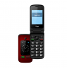 Digni Flip by eSTAR Clamshell Phone 2.4''+ 1.77" Red