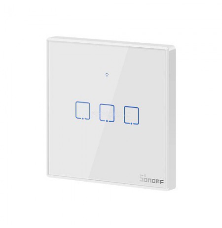SONOFF TX išmanusis sieninis jungiklis T2EU3C, Wi-Fi, RF