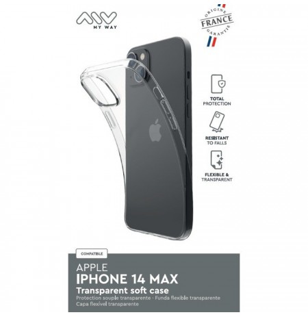 Apple iPhone 14 Plus France Soft Cover By My Way Transparent