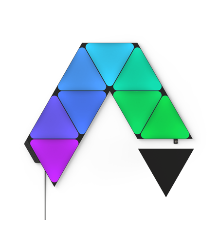 Nanoleaf Shapes Black Triangles Starter Kit (9 panels)