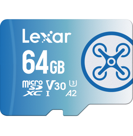 LEXAR FLY MICROSDXC 1066X UHS-I / R160/W60MB (C10/A2/V30/U3) 64GB