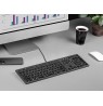 A4Tech FSTYLER FX60H (White Backlit) keyboard USB QWERTY Black, Grey