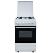 Ravanson KWGE-K50N cooker Freestanding cooker Gas White A