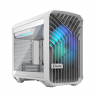 Fractal Design | Torrent Nano RGB White TG clear tint | Side window | White TG clear tint | Power supply included No | ATX