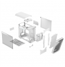 Fractal Design Torrent Nano RGB White TG clear tint Side window,  White TG clear tint, Power supply included No