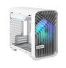 Fractal Design Torrent Nano RGB White TG clear tint Side window,  White TG clear tint, Power supply included No