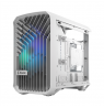 Fractal Design Torrent Nano RGB White TG clear tint Side window,  White TG clear tint, Power supply included No