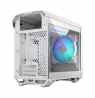 Fractal Design Torrent Nano RGB White TG clear tint Side window,  White TG clear tint, Power supply included No