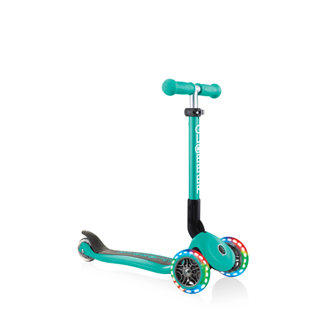 Globber Junior Foldable Light Scooter, Emerald green