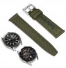 Laikrodžio dirželis TIMBERLAND STRAP SAPO L GREEN FABRIC SS 22 mm