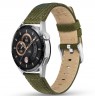 Laikrodžio dirželis TIMBERLAND STRAP SAPO L GREEN FABRIC SS 22 mm