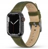 Laikrodžio dirželis TIMBERLAND STRAP SAPO L GREEN FABRIC GUN 22 mm