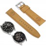 Laikrodžio dirželis TIMBERLAND STRAP LACANDON L WHEAT LEATHER SS 22 mm