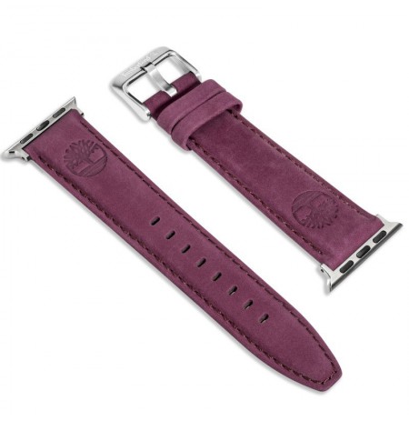 Laikrodžio dirželis TIMBERLAND STRAP LACANDON L MAGENTA LEATHER SS 22 mm
