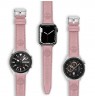 Laikrodžio dirželis TIMBERLAND STRAP LACANDON L PINK LEATHER SS 22 mm