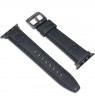 Laikrodžio dirželis TIMBERLAND STRAP LACANDON L BLUE LEATHER GUN 22 mm
