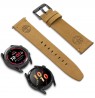 Laikrodžio dirželis TIMBERLAND STRAP ASHBY L WHEAT LEATHER GUN SS 22 mm