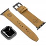 Laikrodžio dirželis TIMBERLAND STRAP ASHBY L WHEAT LEATHER GUN SS 22 mm