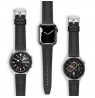 Laikrodžio dirželis TIMBERLAND STRAP BAINBRIDGE L BLACK LEATHER SS 22 mm