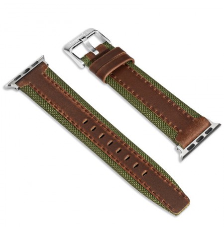 Laikrodžio dirželis TIMBERLAND STRAP BAINBRIDGE L BROWN LEATHER SS 22 mm