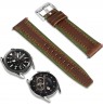 Laikrodžio dirželis TIMBERLAND STRAP BAINBRIDGE L BROWN LEATHER SS 22 mm