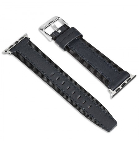 Laikrodžio dirželis TIMBERLAND STRAP BAINBRIDGE L BLUE LEATHER SS 22 mm